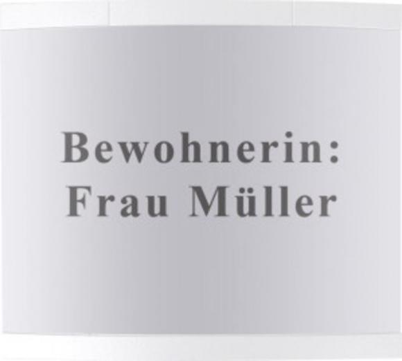 Namensschild für Zimmersignalleuchte 