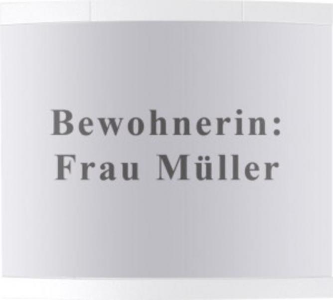 Namensschild für Zimmersignalleuchte 