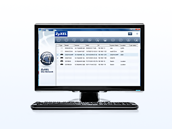Das Zyxel One Network Utility